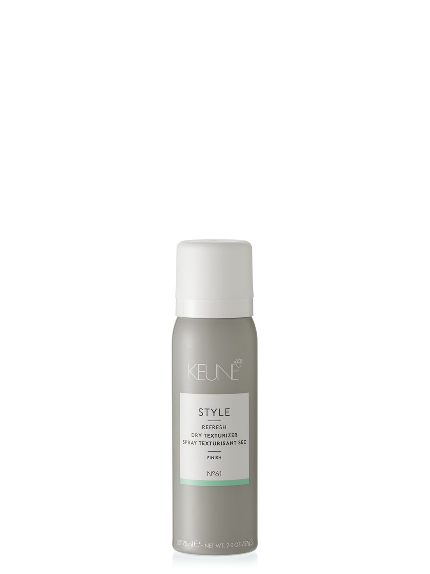 STYLE DRY TEXTURIZER: Spray de texture mat et sec pour plus de volume et une structure ébouriffée. Parfait pour les cheveux gras. Maintenant disponible pour la coiffure sur keune.ch.